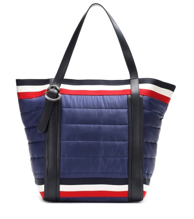 Shop Moncler Amagi Padded Tote In Blue