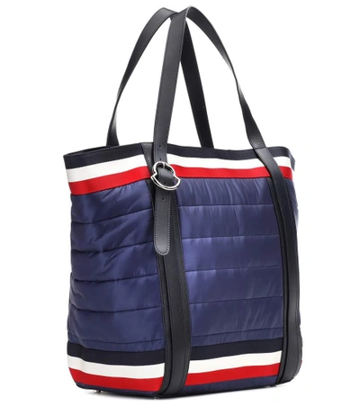 Shop Moncler Amagi Padded Tote In Blue