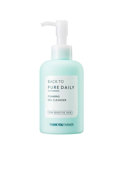 Shop Thank You Farmer Back To Pure Daily Foaming Gel Cleanser In N,a