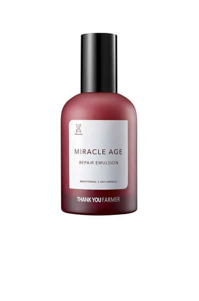 Shop Thank You Farmer Miracle Age Repair Emulsion In N,a