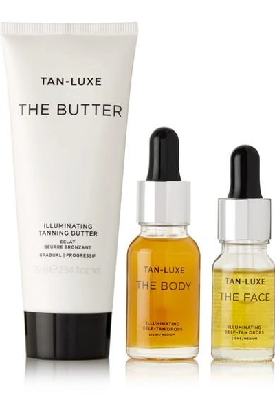 Shop Tan-luxe The Tailor-made Tan Set - Light/medium In Colorless