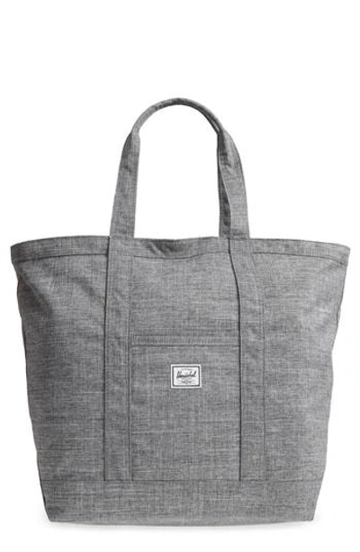 Shop Herschel Supply Co Bamfield Mid-volume Tote Bag - Grey In Raven