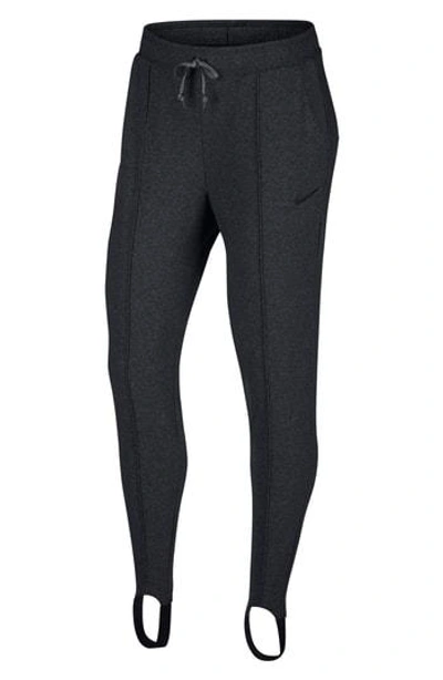 Shop Nike Dry Training Pants In Black/ Heather/ Black