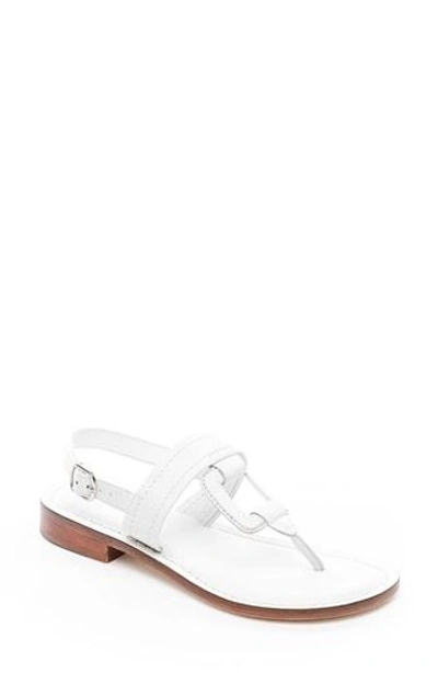 Shop Bernardo Tegan Sandal In White Leather