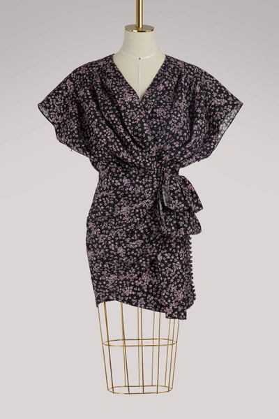 Shop Magda Butrym Durango Short Dress In Purple