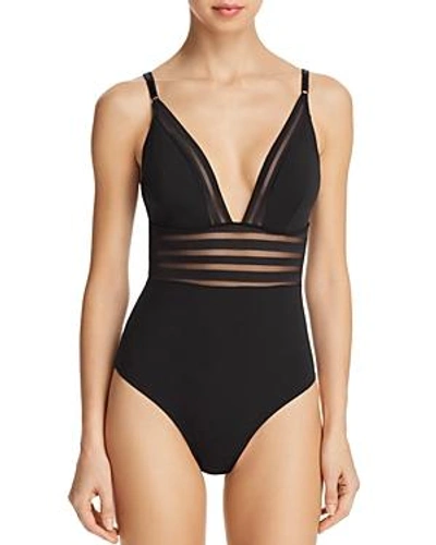 Shop Heidi Klum Intimates Nightshade Fling Bodysuit In Black