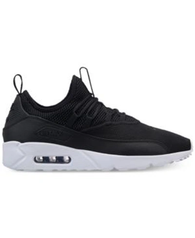 Shop Nike Men's Air Max 90 Ez Casual Sneakers From Finish Line In Black/black-white
