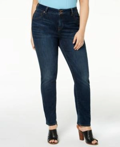 Shop Lucky Brand Trendy Plus Size Cotton Emma Straight-leg Jeans In Goleta