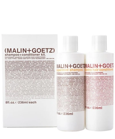 Shop Malin + Goetz Shampoo And Conditioner Kit In White