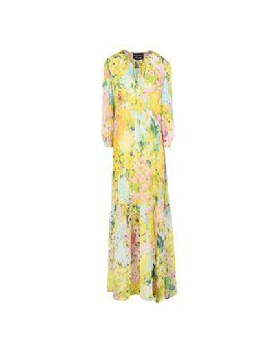 Shop Boutique Moschino Long Dresses In Yellow