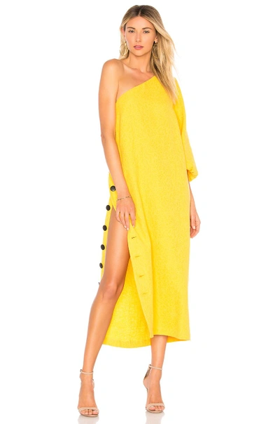 Shop Mara Hoffman Emilie Dress In Yellow