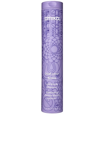 Amika Bust Your Brass Blonde Purple Shampoo 8 oz/ 236 ml In N,a