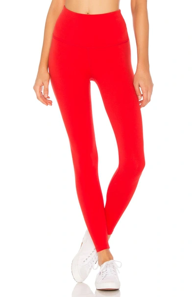 Shop Beyond Yoga X Revolve High Waisted Midi Legging In Red