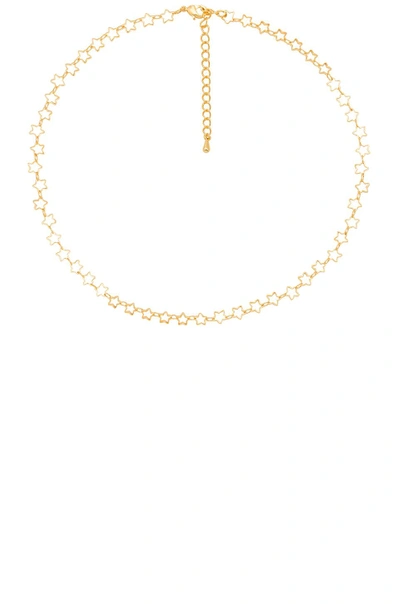 Shop Five And Two Deja Star Choker In Gold