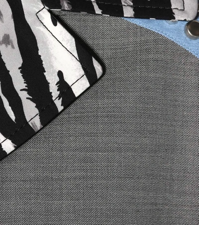 Shop Prada Studded Silk And Wool Coat In Grey