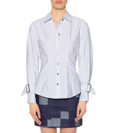 Shop Opening Ceremony Cotton-blend Shirt In White