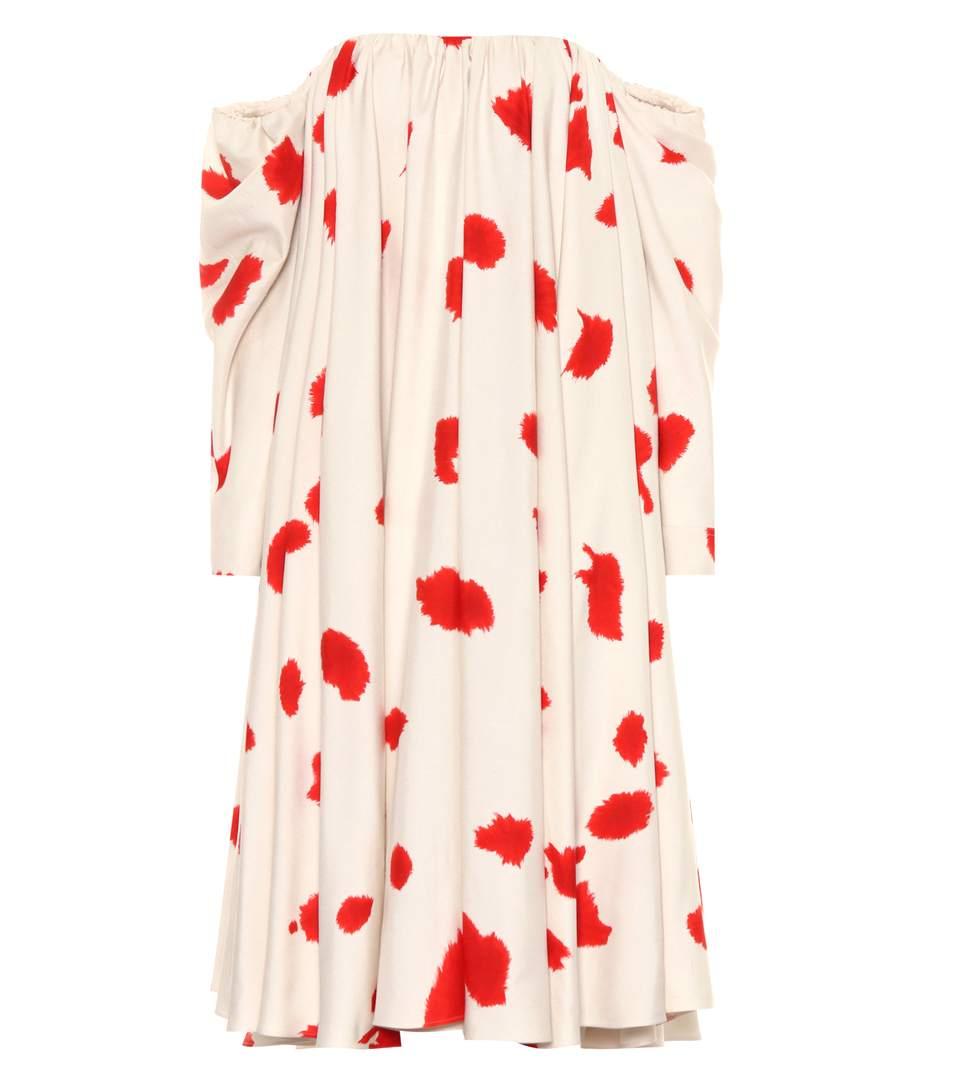 calvin klein white off the shoulder dress