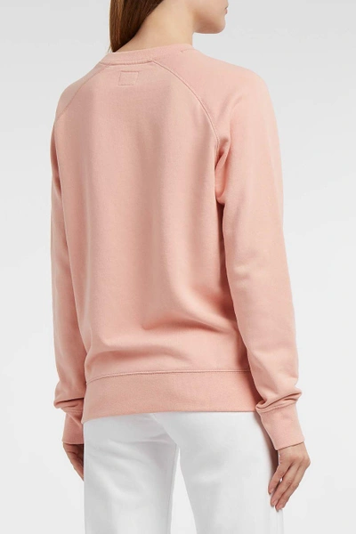 Shop Holiday Paris Printed Cotton-jersey Sweatshirt In Pink