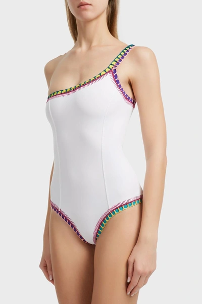 Shop Kiini Yaz One-shoulder Swimsuit