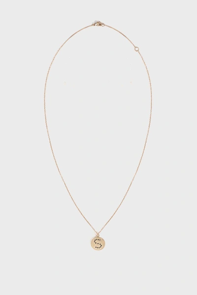 Shop Brooke Gregson S Alphabet Necklace In R Gold