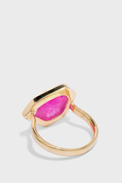 Shop Monica Vinader Petra Ring In Pink