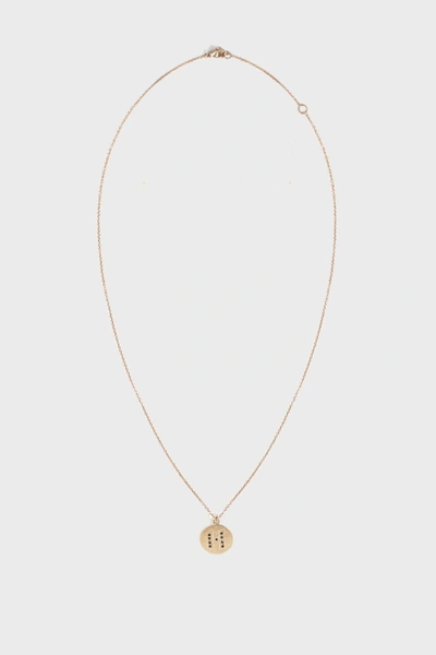 Shop Brooke Gregson N Alphabet Necklace In R Gold