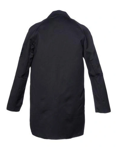Shop Carhartt Overcoats In Dark Blue