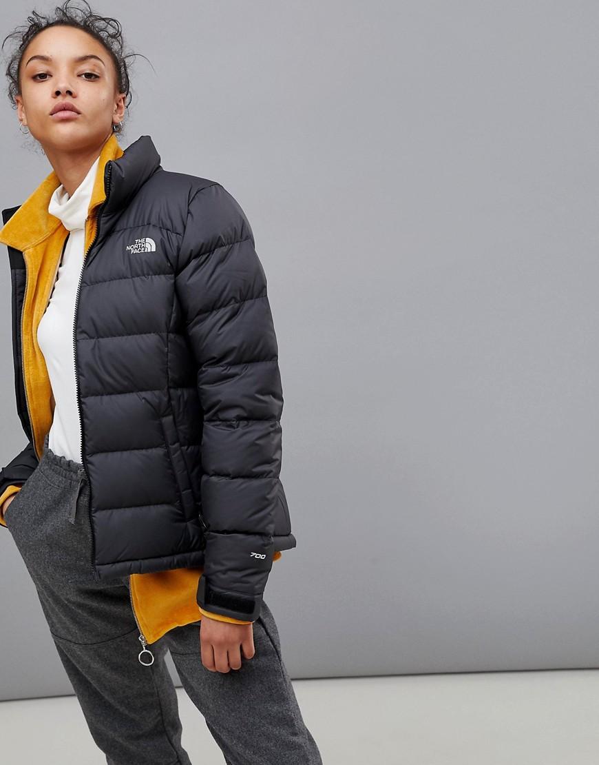 black north face puffer womens