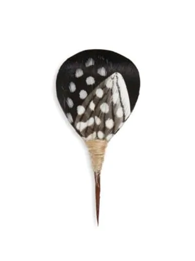 Shop Brackish Highlight Feather Pin In Black