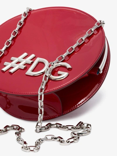 Shop Dolce & Gabbana Dg Girls Round Shoulder Bag In Red