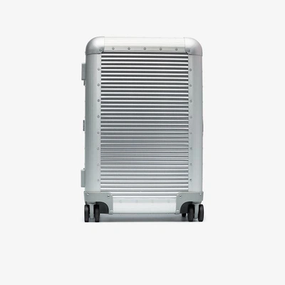 Shop Fpm - Fabbrica Pelletterie Milano Fpm – Fabbrica Pelletterie Milano Bank Spinner 61 Aluminium Suitcase In Metallic