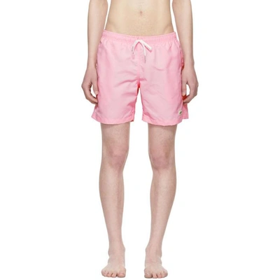 Shop Bather Pink Solid Swim Shorts