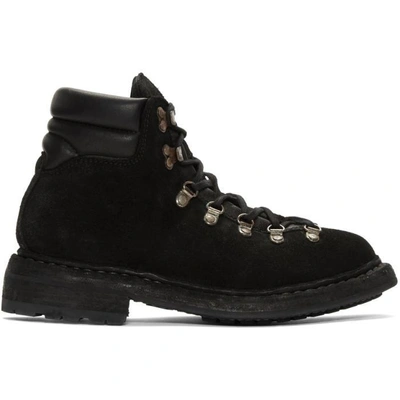 Shop Guidi Black Hiking Boots In Blkt