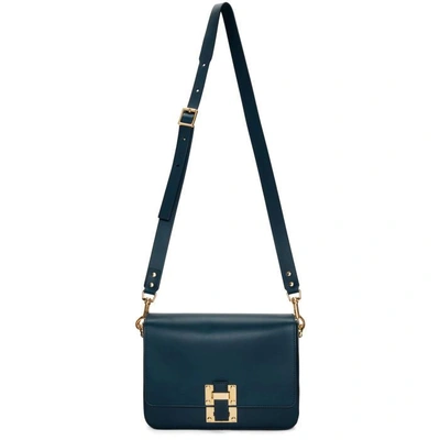 Shop Sophie Hulme Blue Large Quick Bag