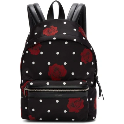 Shop Saint Laurent Black Mini City Backpack