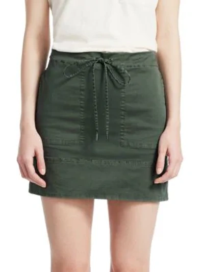 Shop Theory Utilitarian Mini Skirt In Ecru