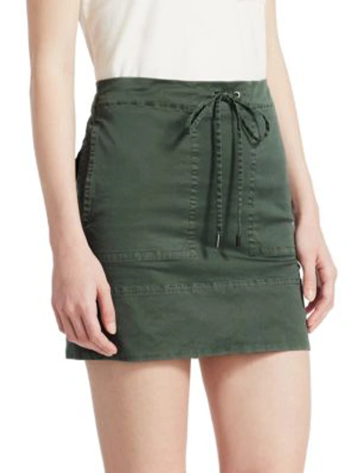 Shop Theory Utilitarian Mini Skirt In Ecru