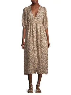 zimmermann melody leopard dress