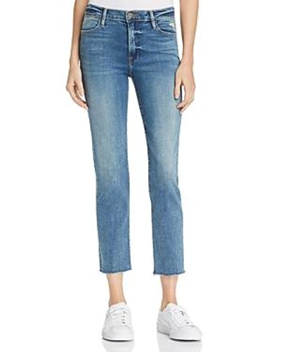 Shop Frame Le High Raw Edge Straight Jeans In Roxton