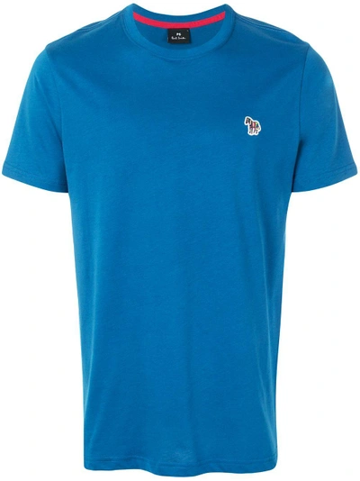 Shop Ps By Paul Smith Embroidered Logo T-shirt