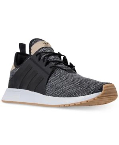 Shop Adidas Originals Adidas Men's X Plr Casual Sneakers From Finish Line In Black/black/gum