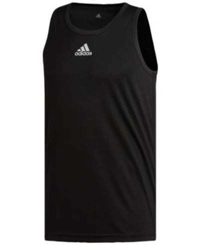 Shop Adidas Originals Adidas Men's Basketball Tank Top In Black