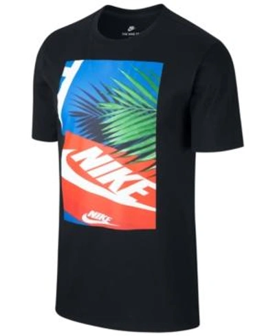 Shop Nike Men's Graphic T-shirt In Black