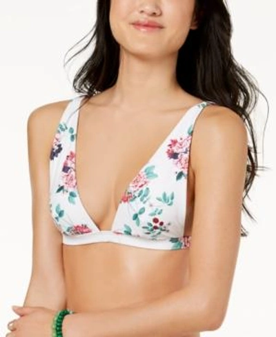 Shop Minkpink Pretty Petals Bralette Bikini Top Women's Swimsuit In Multi