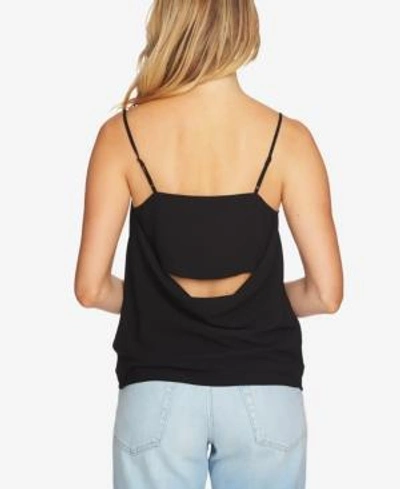 Shop 1.state Draped-back Tank Top In Rich Black