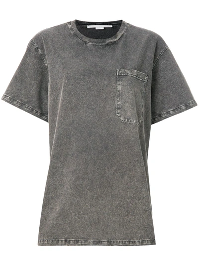 Shop Stella Mccartney Faded Oversized T-shirt - Grey