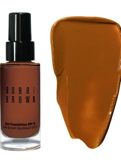 Shop Bobbi Brown Skin Foundation Broad Spectrum Spf 15/1 Oz. In 7.5 Warm Walnut