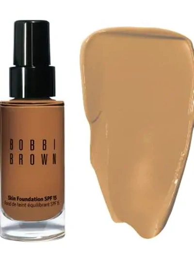 Shop Bobbi Brown Skin Foundation Broad Spectrum Spf 15/1 Oz. In 6.5 Warm Almond