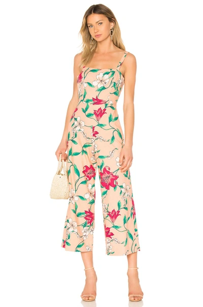 Shop Privacy Please Hydrangea Jumpsuit In Peach