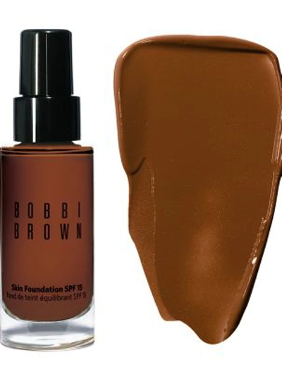 Shop Bobbi Brown Skin Foundation Broad Spectrum Spf 15/1 Oz. In 8.25 Cool Walnut